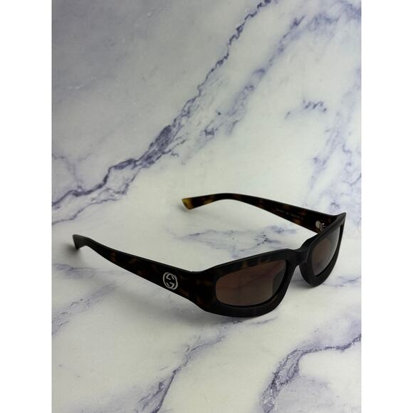NEW Gucci GG1787S Havana Brown Mask Unisex Sunglasses main image 8